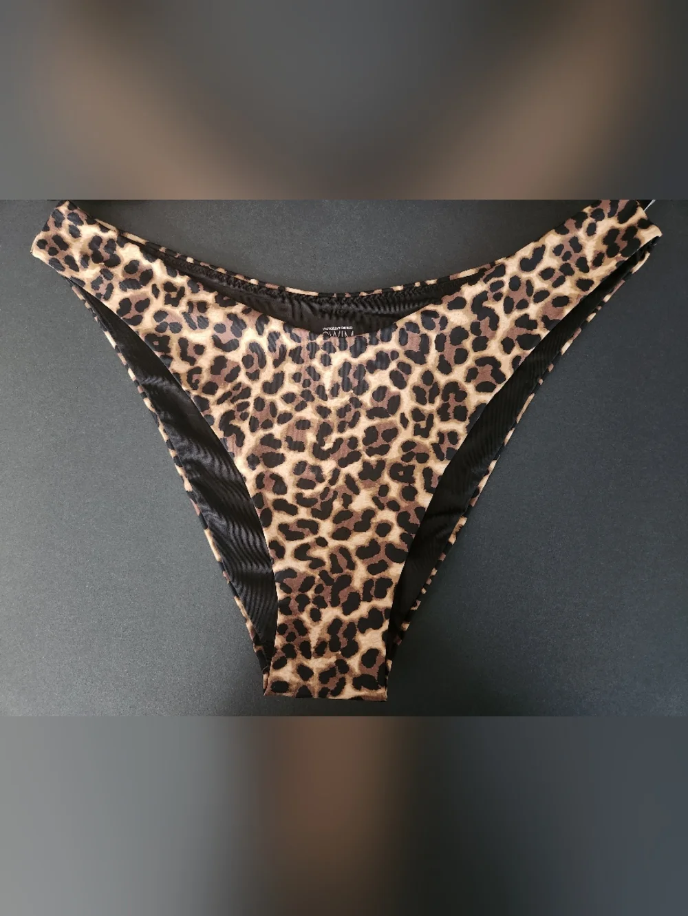 XXL Victoria's Secret Swim Brazilian Bikini Bottom True Cat Leopard